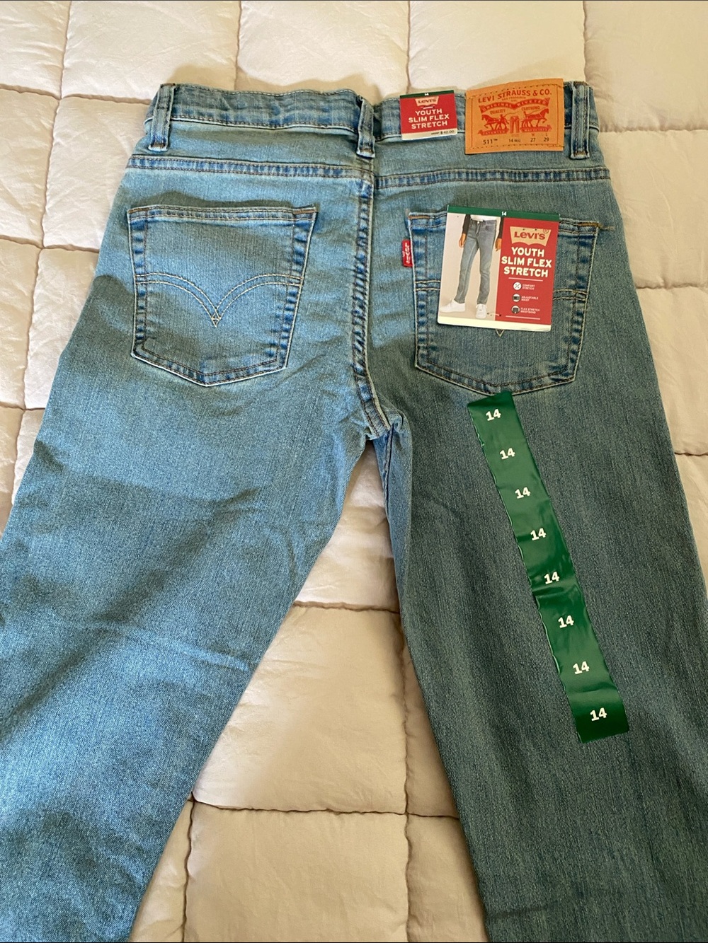 Levi's Light Blue Youth Slim Stretch Jeans